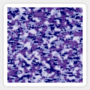 Dark Purple Different Camouflage Sticker
